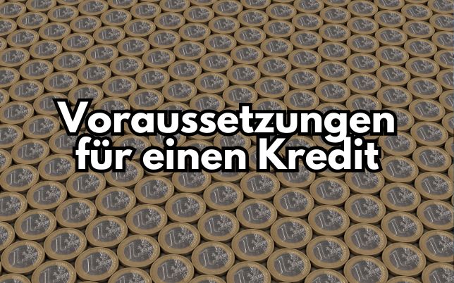 Voraussetzungen für einen Kredit